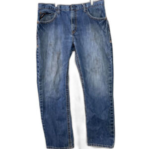 Ariat FR Jeans Men 38x 34 - fits 37x 33.5 M3 CAT2 Loose Fit Welding * Stained